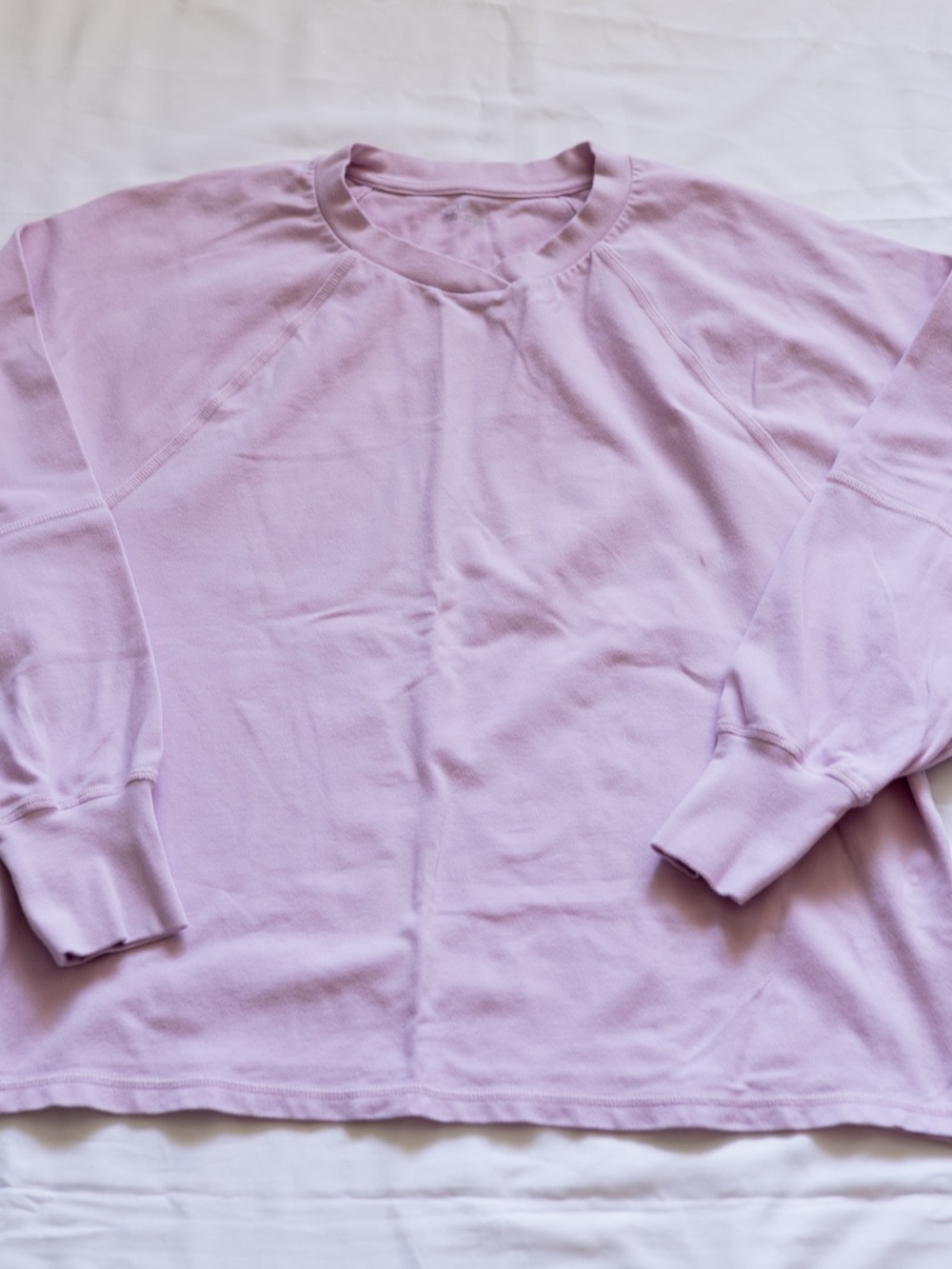 aerie Long Sleeve Tee in Light Lilac